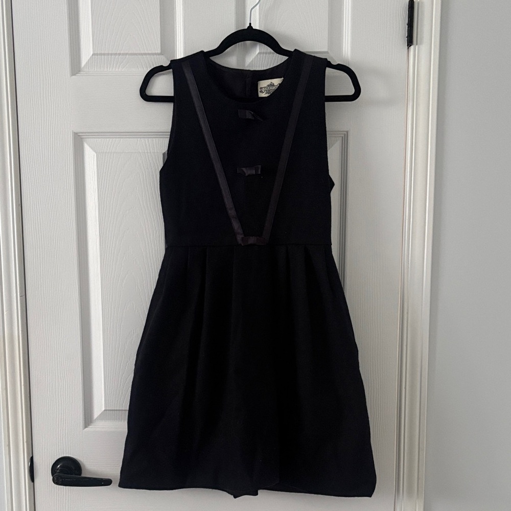 It’s Okay My Dear Navy wool Twee dress